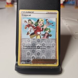 Pokemon Trainer Supporter Card - Copycat with Yellow Border